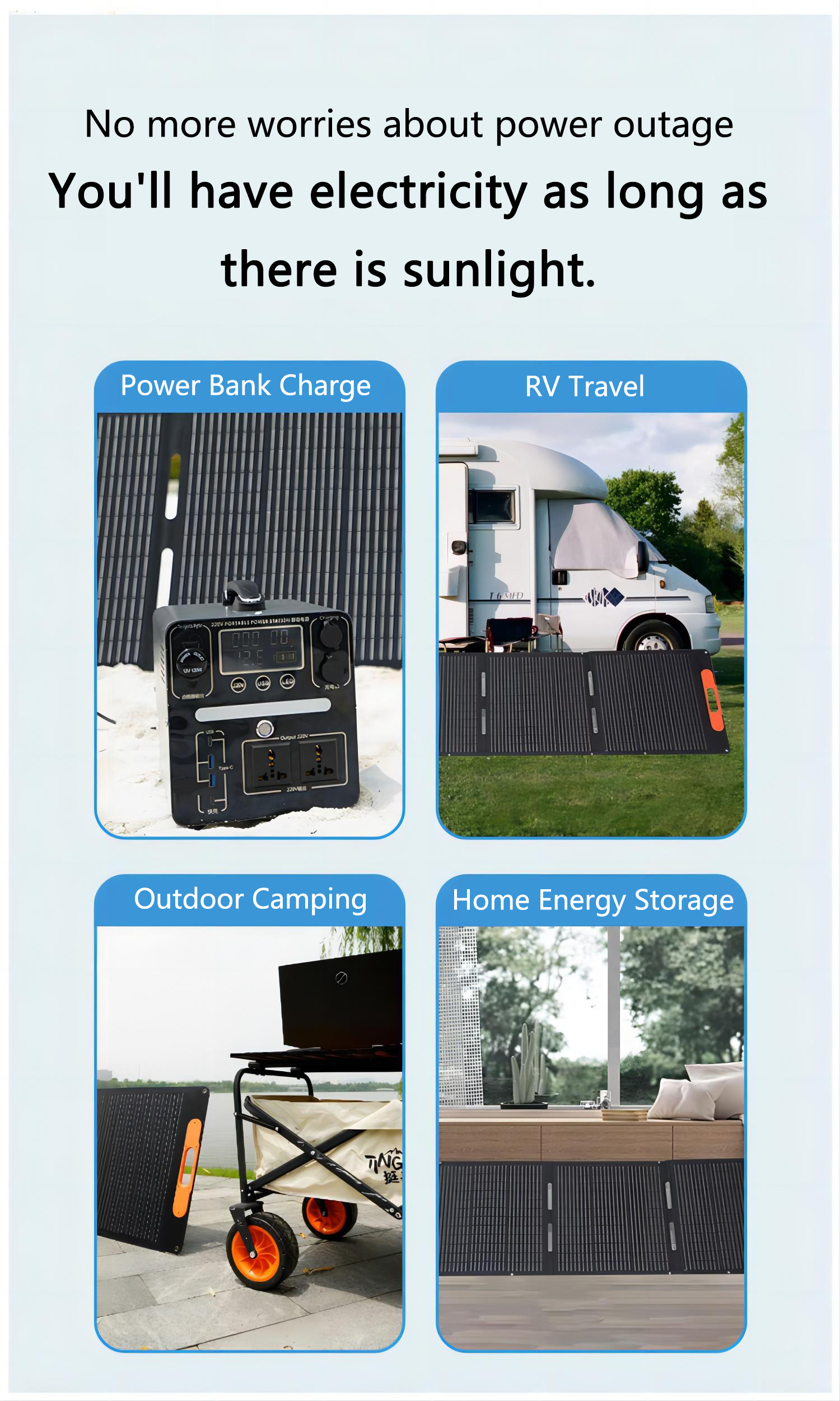 Foldable Solar Panel Apllications